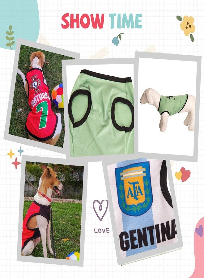 Lulala Pet Shirts Pet Printed Clothes with Funny Letters Summer Pet T Shirts Cool Puppy Shirts Breathable Pet Outfit Soft Pet Sweatshirt for Pets (Blue, 22 INCH) - Image 4